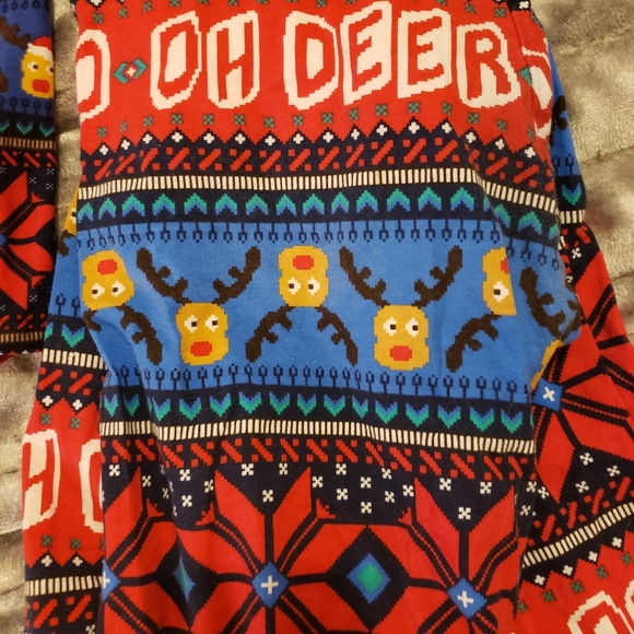 Deer Santa Christmas Leggings - Picture 3 of 6